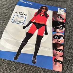 Disney Womens Mrs Incredible Elasta Girl Halloween costume